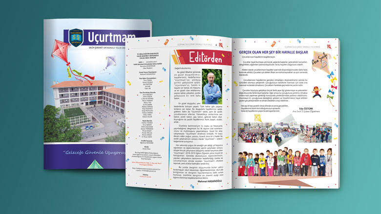 Okul Dergisi baskısı ve tasarımı